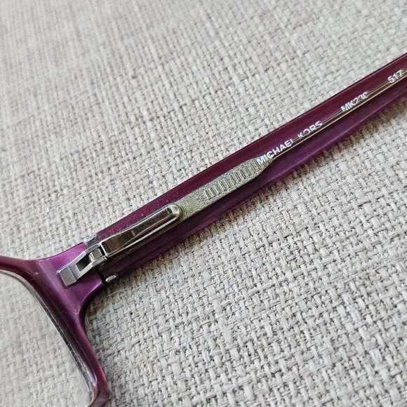 Michael Kors Women Eyeglasses Frame Purple Tone MK230 52[]16 135 Eyewear Glasses - Picture 11 of 12